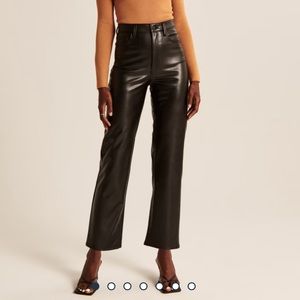 ABERCROMBIE VEGAN LEATHER PANTS 🖤